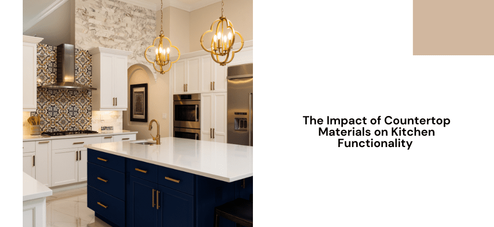 Modern kitchen with stylish lighting fixtures.